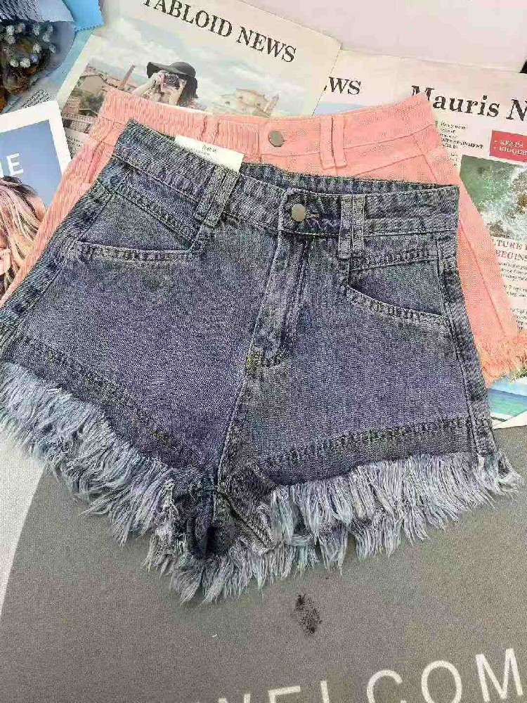(DT)High-Waisted Distressed Denim Shorts (Best Seller!)